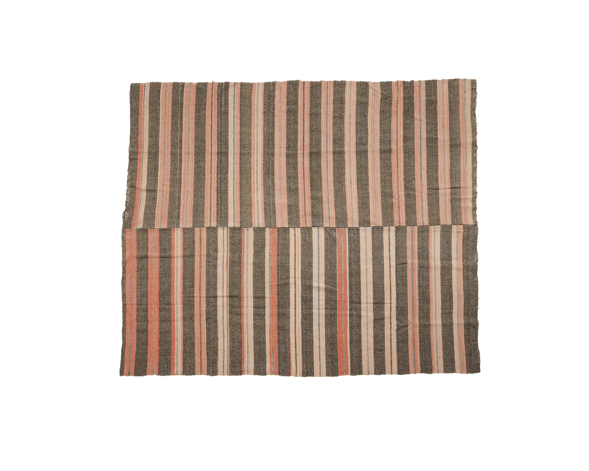 Antique French Wool Blanket SHARKTOOTH Textiles