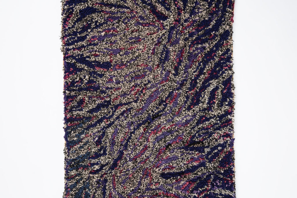 Antique Hooked Rug - SHARKTOOTH Antique and Vintage Textiles