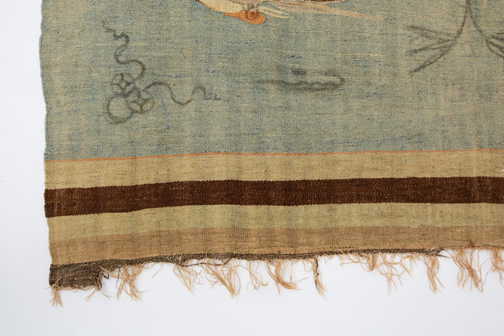 Antique Mongolian Blanket - SHARKTOOTH Antique and Vintage Textiles