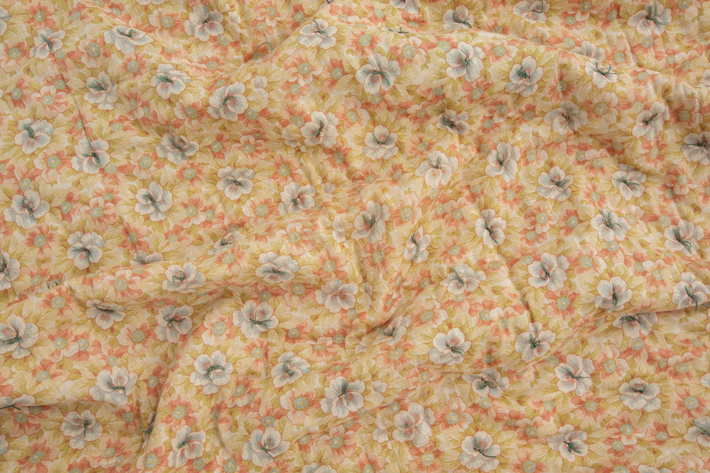 Floral Wholecloth Quilt - SHARKTOOTH Antique and Vintage Textiles