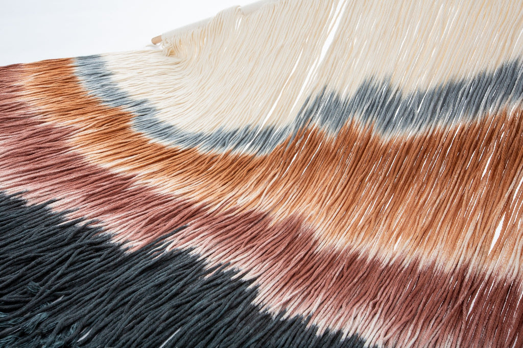 Painted Rope Wall Hanging - SHARKTOOTH Antique and Vintage Textiles