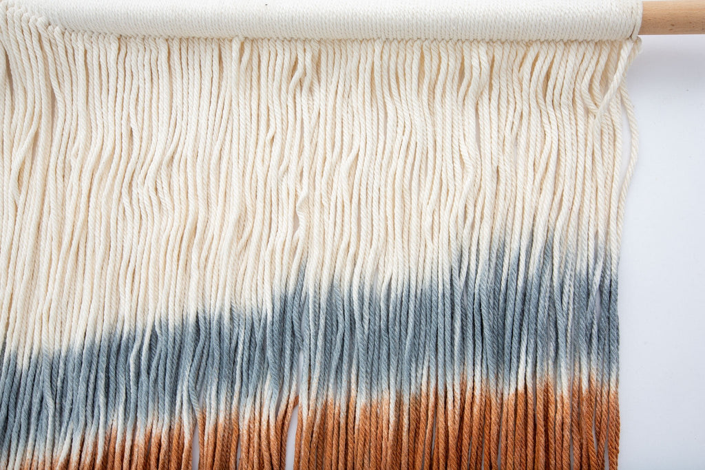 Painted Rope Wall Hanging - SHARKTOOTH Antique and Vintage Textiles
