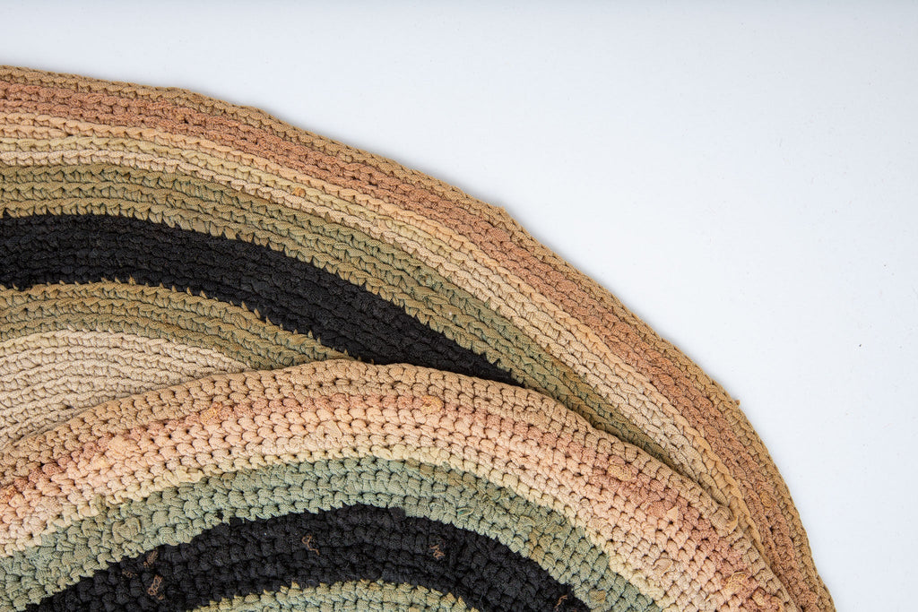 Small Silk Stockings Round - SHARKTOOTH Antique and Vintage Textiles