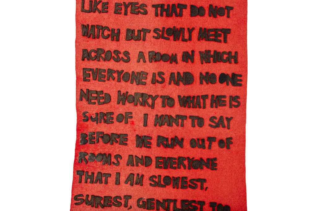 Vintage Felt Banner - SHARKTOOTH Antique and Vintage Textiles