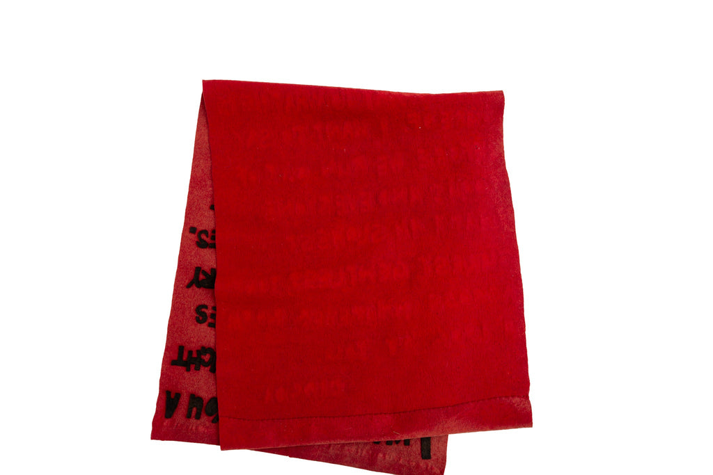 Vintage Felt Banner - SHARKTOOTH Antique and Vintage Textiles