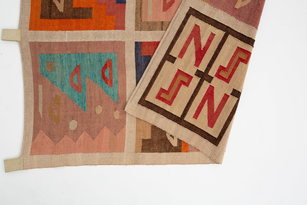 Vintage Sampler Tapestry - SHARKTOOTH Antique and Vintage Textiles