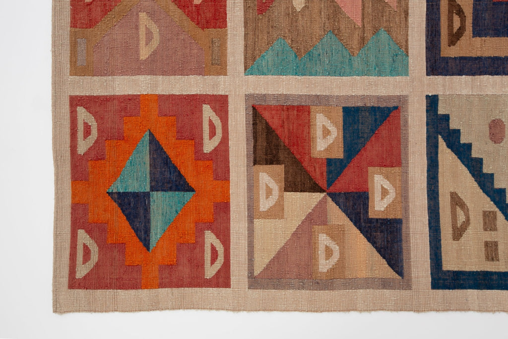 Vintage Sampler Tapestry - SHARKTOOTH Antique and Vintage Textiles