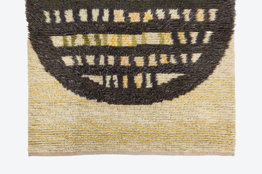 Vintage Scandinavian Rug - SHARKTOOTH Antique and Vintage Textiles