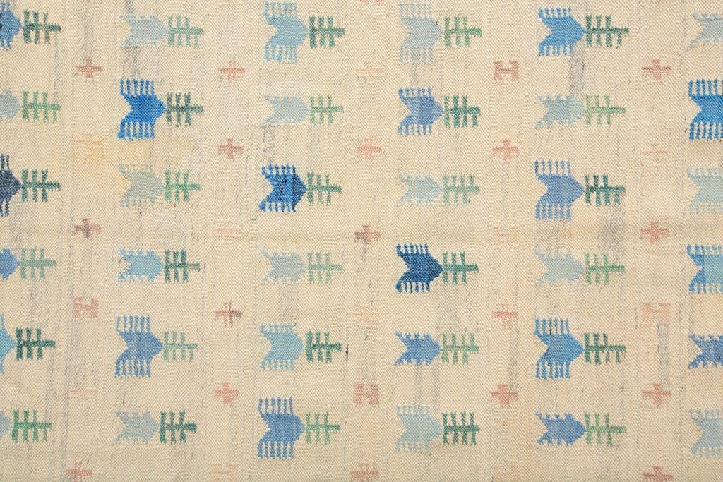 Vintage Scandinavian Rug - SHARKTOOTH Antique and Vintage Textiles