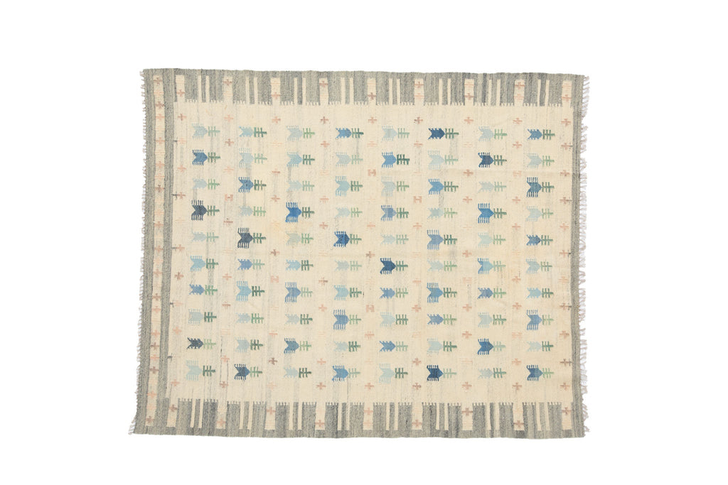Vintage Scandinavian Rug - SHARKTOOTH Antique and Vintage Textiles