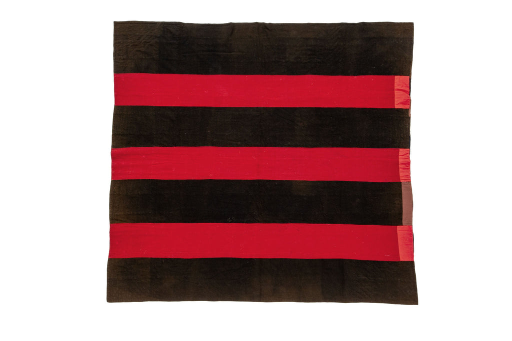 Welsh Suiting Quilt - SHARKTOOTH Antique and Vintage Textiles