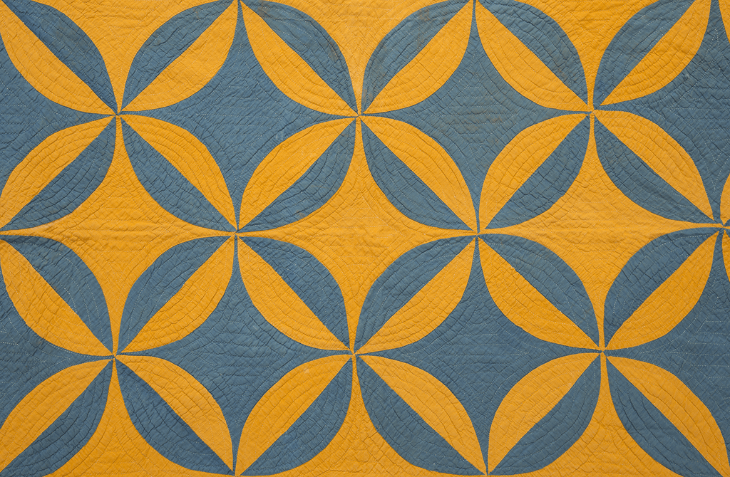 1800's Mennonite Orange Peel - SHARKTOOTH Antique and Vintage Textiles