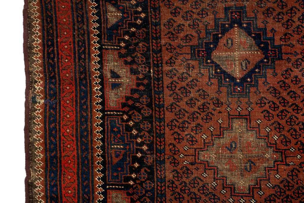 1900's Baluch 3'4" x 6' - SHARKTOOTH Antique and Vintage Textiles
