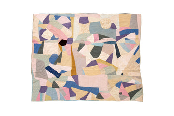 1930's Abstract Quilt - SHARKTOOTH Antique and Vintage Textiles