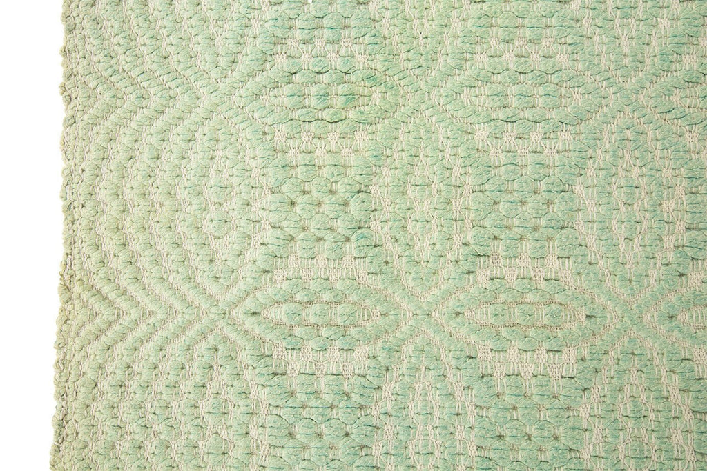 1930's Rag Rug - SHARKTOOTH Antique and Vintage Textiles