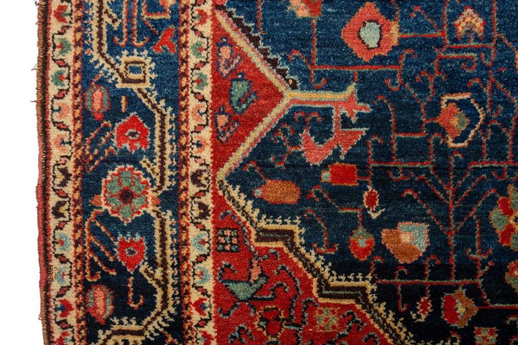 1930's Tuisarkan Hamadan 4'10" x 7'9" - SHARKTOOTH Antique and Vintage Textiles