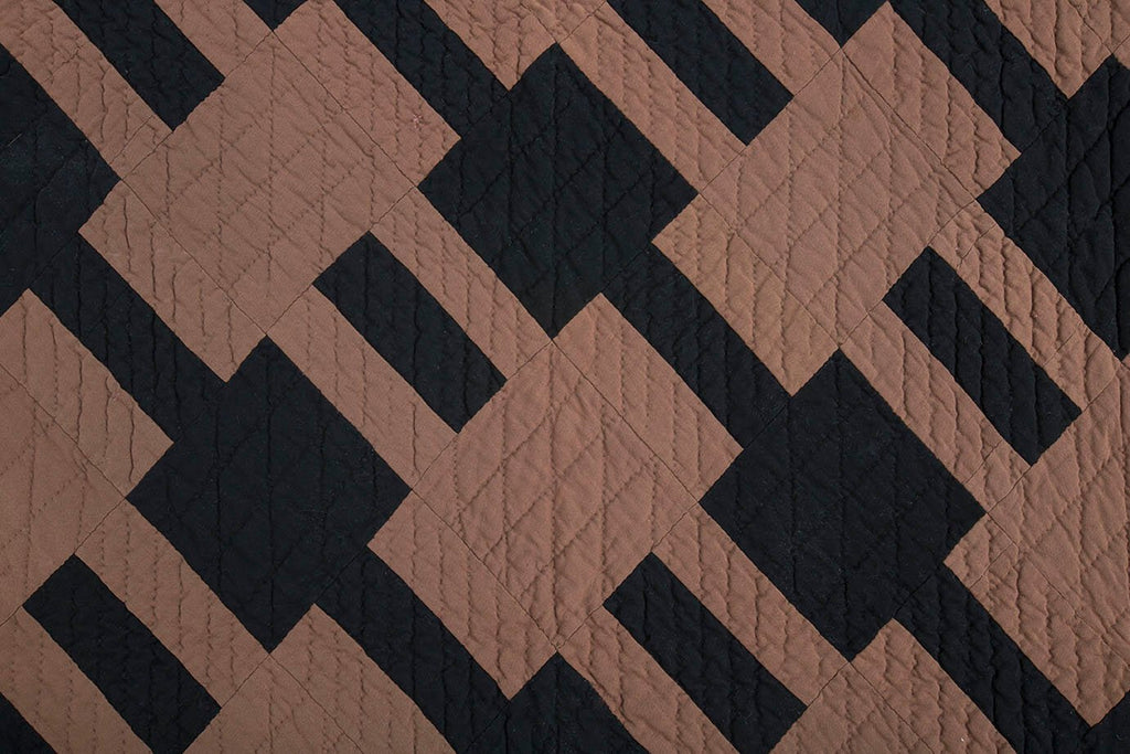 1940's Amish Quilt - SHARKTOOTH Antique and Vintage Textiles