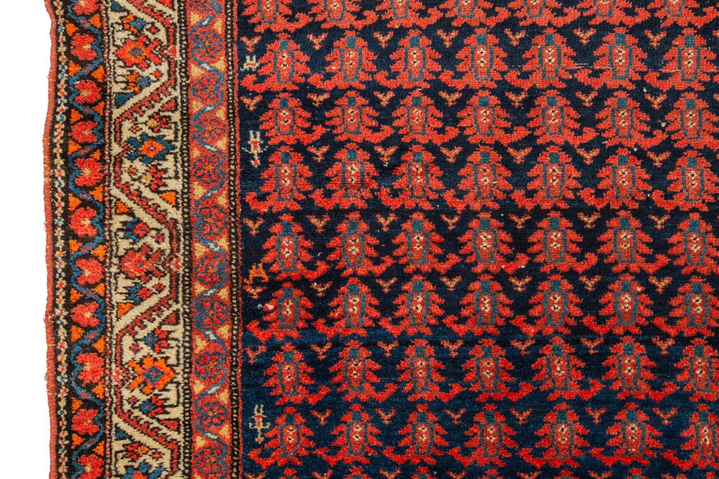 1940's Seraband 4'10" x 7'3" - SHARKTOOTH Antique and Vintage Textiles