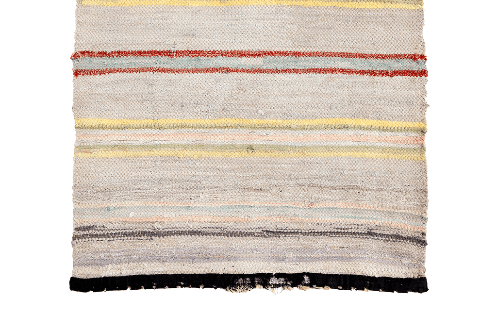 1950's Swedish Rag Runner - SHARKTOOTH Antique and Vintage Textiles