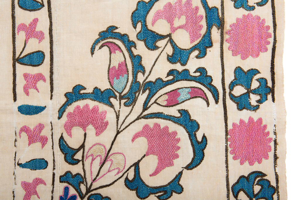 Antique Tashkent Suzani - SHARKTOOTH Antique and Vintage Textiles