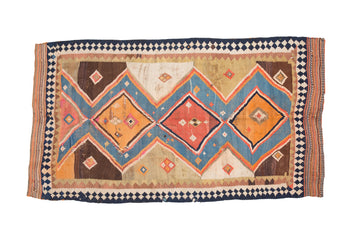 Antique Anatolian Kilim 4’9” x 8’ - SHARKTOOTH Antique and Vintage Textiles