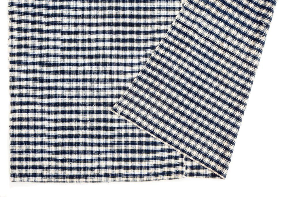 Early Checkered Blanket - SHARKTOOTH Antique and Vintage Textiles