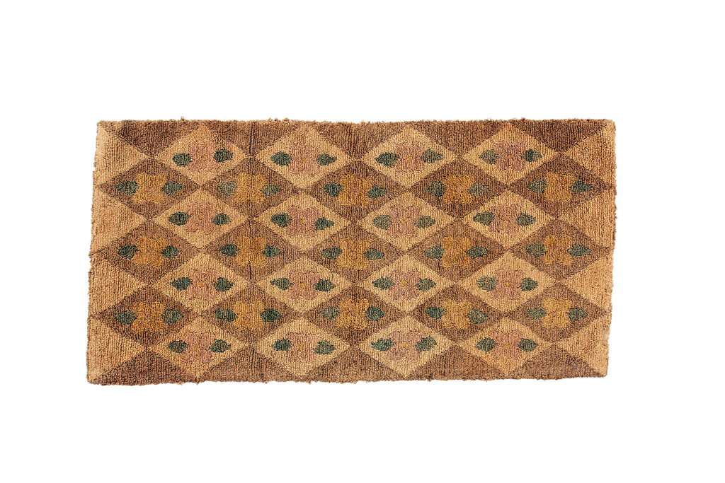 Antique Jute Rug - SHARKTOOTH Antique and Vintage Textiles