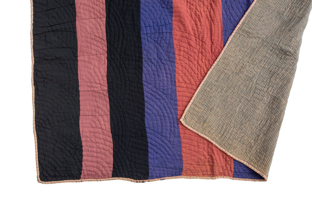 Amish Bar Quilt - SHARKTOOTH Antique and Vintage Textiles