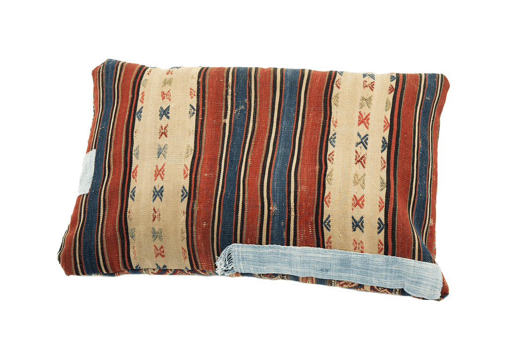 Anatolian Soumak Cushion - SHARKTOOTH Antique and Vintage Textiles