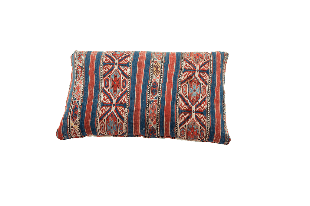 Anatolian Soumak Cushion - SHARKTOOTH Antique and Vintage Textiles