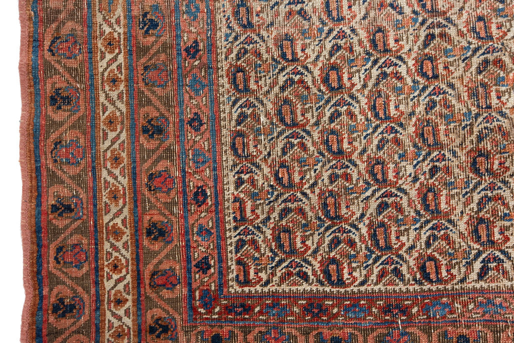 Antique Afshar 3'10" x 4'4" - SHARKTOOTH Antique and Vintage Textiles