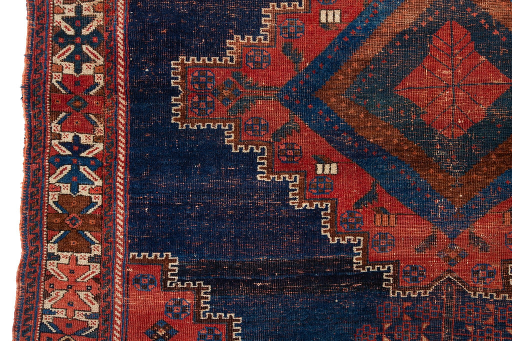 Antique Afshar 4'10" x 6' - SHARKTOOTH Antique and Vintage Textiles