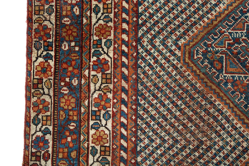 Antique Afshar 6' x 4'11" - SHARKTOOTH Antique and Vintage Textiles