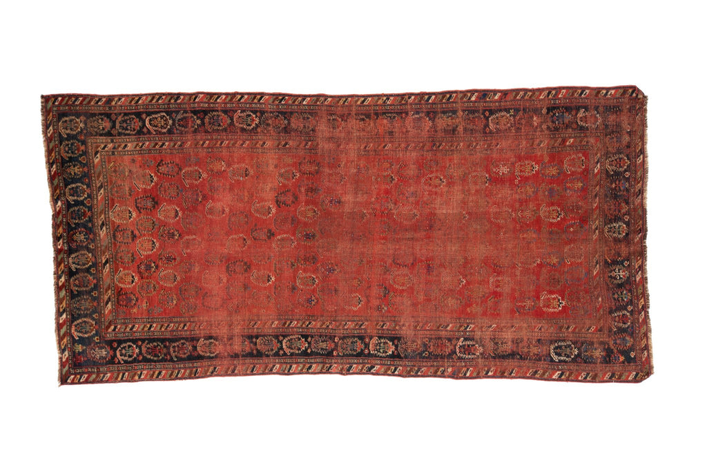 Antique Afshari 4'7" x 9'2" - SHARKTOOTH Antique and Vintage Textiles