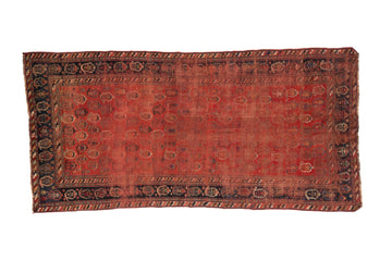 Antique Afshari 4'7" x 9'2" - SHARKTOOTH Antique and Vintage Textiles