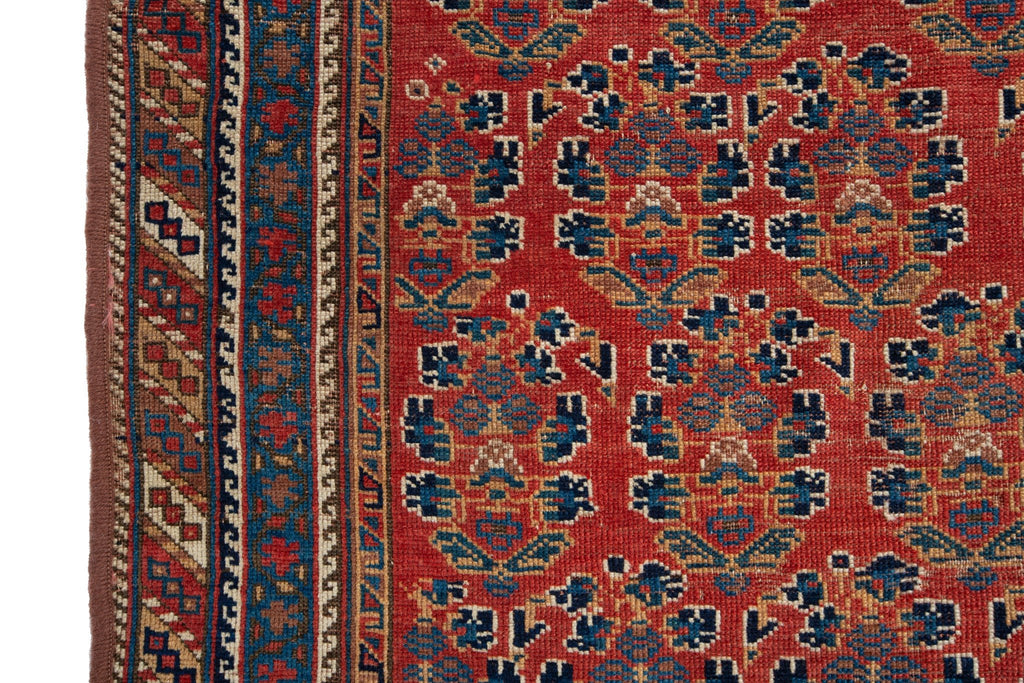 Antique Afshari 4'8" x 7'7" - SHARKTOOTH Antique and Vintage Textiles