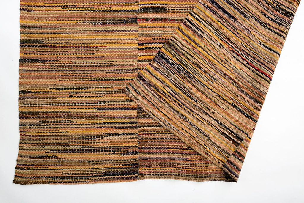 Antique American Rag Rug - SHARKTOOTH Antique and Vintage Textiles