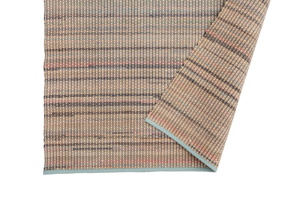 Antique Amish Mat 3'2" x 5'4" - SHARKTOOTH Antique and Vintage Textiles