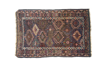 Antique Anatolian 4'5" x 6'8" - SHARKTOOTH Antique and Vintage Textiles