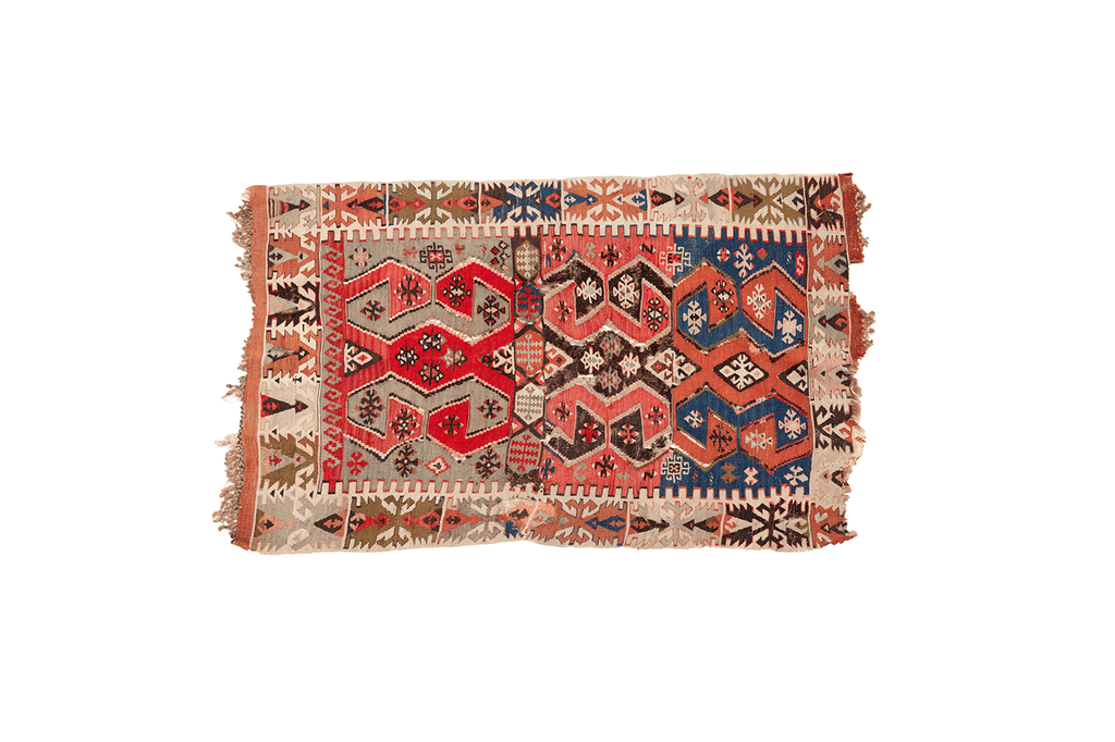 Antique Anatolian Kilim - SHARKTOOTH Antique and Vintage Textiles