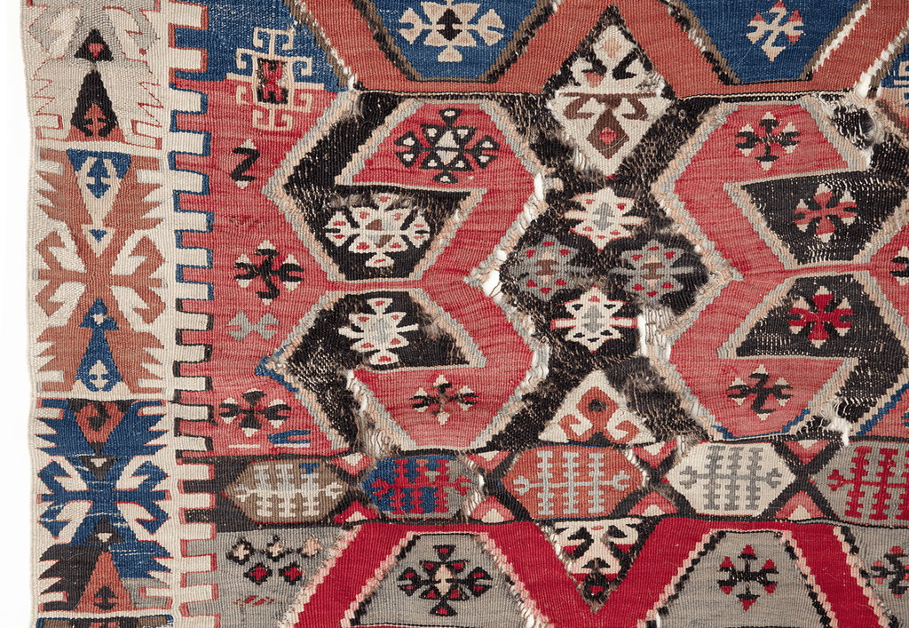 Antique Anatolian Kilim - SHARKTOOTH Antique and Vintage Textiles