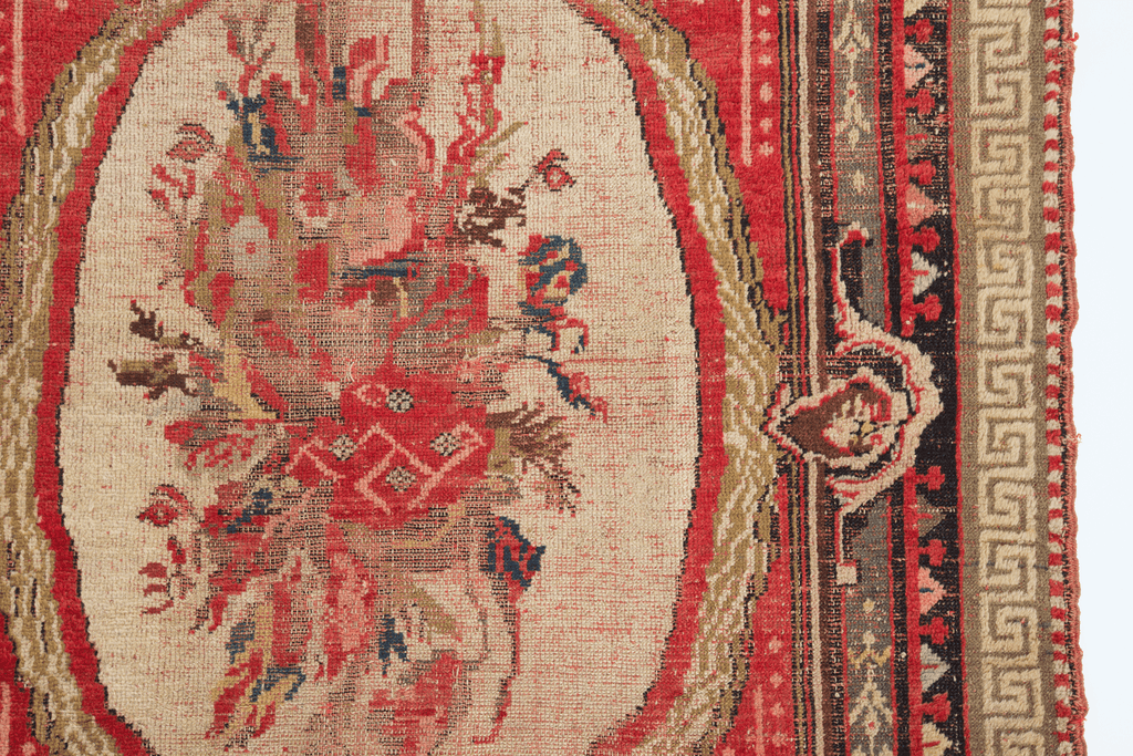 Antique Armenian 3'9" x 5'2" - SHARKTOOTH Antique and Vintage Textiles