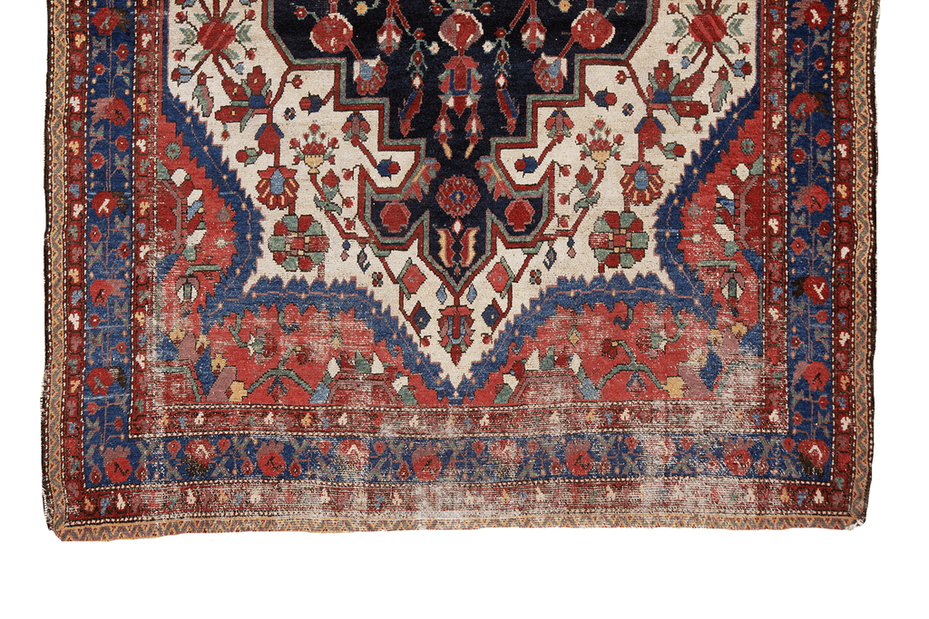Antique Bakhtiari 6' x 9'8" - SHARKTOOTH Antique and Vintage Textiles