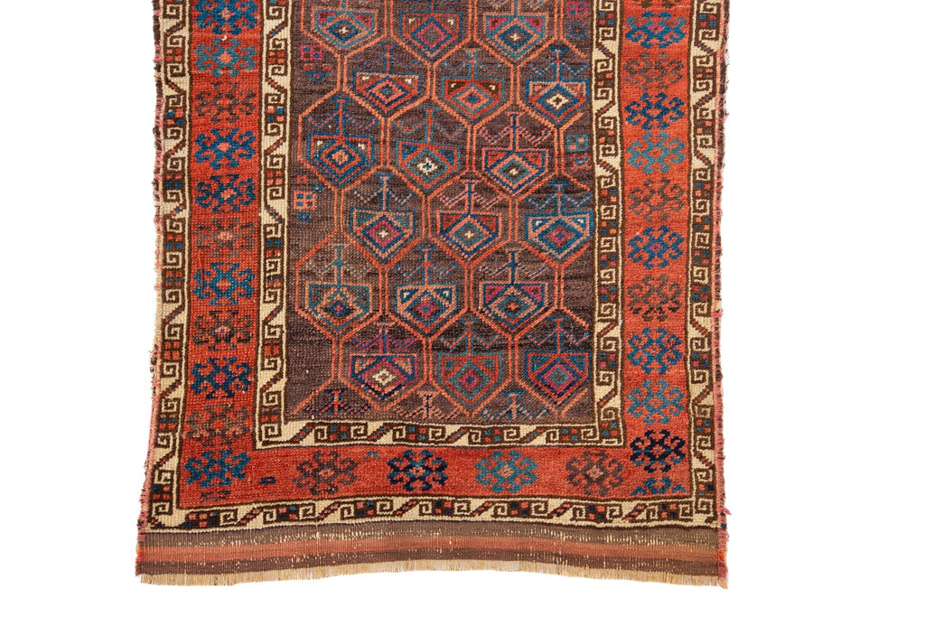 Antique Baluch 2'5" x 4'5" - SHARKTOOTH Antique and Vintage Textiles