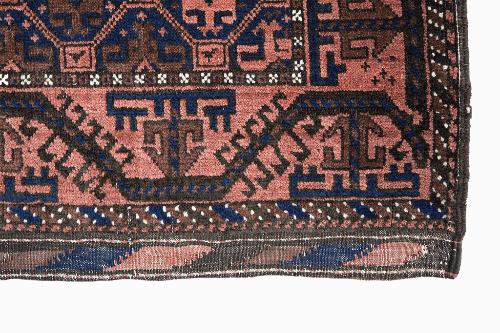 Antique Baluch 2'9" x 4'3" - SHARKTOOTH Antique and Vintage Textiles