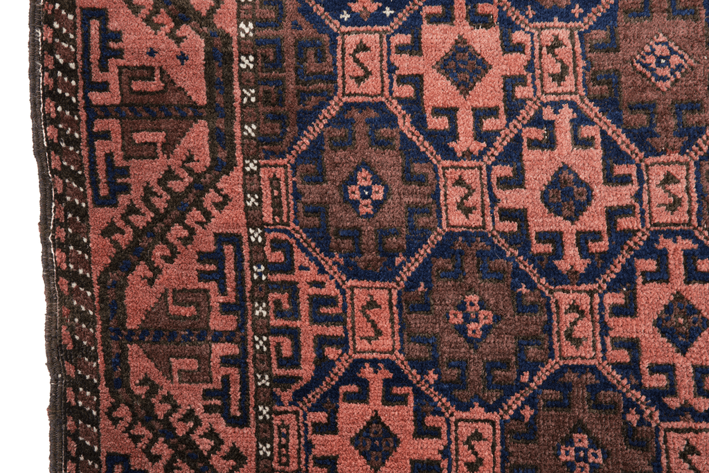 Antique Baluch 2'9" x 4'3" - SHARKTOOTH Antique and Vintage Textiles