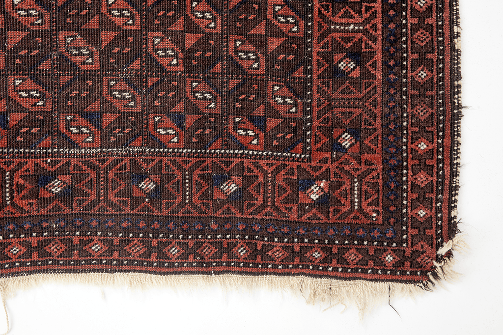 Antique Baluch 3’3”x5’9” - SHARKTOOTH Antique and Vintage Textiles