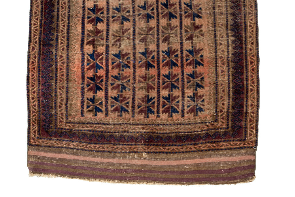Antique Baluch 3'7" x 6'4" - SHARKTOOTH Antique and Vintage Textiles