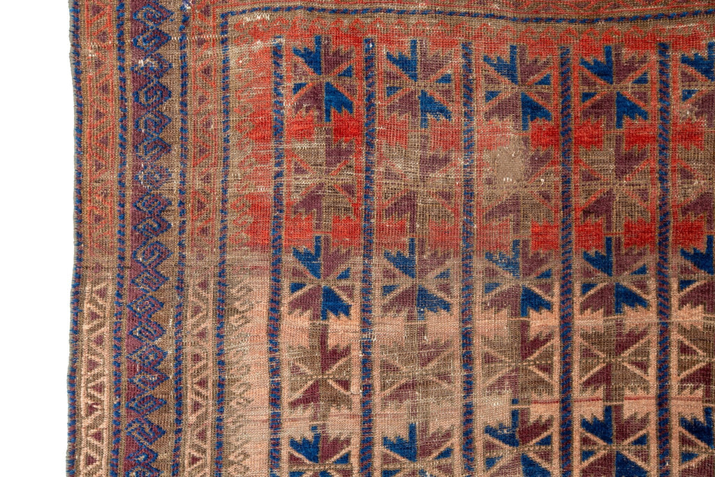Antique Baluch 3'7" x 6'4" - SHARKTOOTH Antique and Vintage Textiles