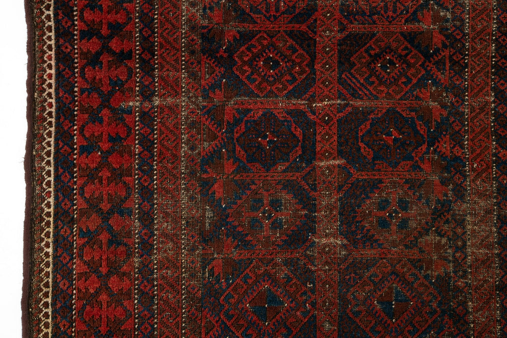 Antique Baluch 3'9" x 7' - SHARKTOOTH Antique and Vintage Textiles